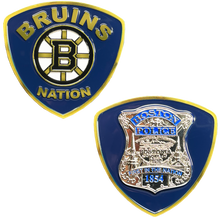 Load image into Gallery viewer, BL6-017 Boston Police Officer Challenge Coin