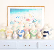 Load image into Gallery viewer, Light Lavender Brushstroke Ginger Jar