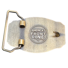 Load image into Gallery viewer, BL3-023 Border Patrol Agent 100th Anniversary Centennial Belt Buckle BPA Border Patrol Agent