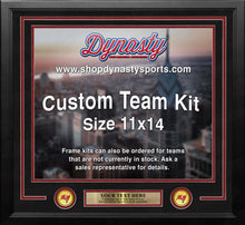 Load image into Gallery viewer, Tampa Bay Buccaneers Custom NFL Football 11x14 Picture Frame Kit (Multiple Colors)