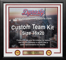 Load image into Gallery viewer, Tampa Bay Buccaneers Custom NFL Football 16x20 Picture Frame Kit (Multiple Colors)