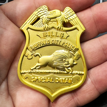 Load image into Gallery viewer, BL18-010 Buffalo QB City New York Police Special Detail Stadium Detail Challenge Coin