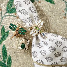 Load image into Gallery viewer, Mistletoe hand beaded placemat