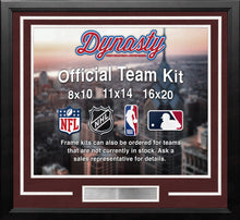 Load image into Gallery viewer, Colorado Avalanche Custom NHL Hockey 8x10 Picture Frame Kit (Multiple Colors)