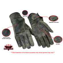 Load image into Gallery viewer, Premium Antique Brown Cruiser Glove