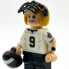 Load image into Gallery viewer, #9 QB New Orleans Football Player Minifig made using LEGO parts - B3 Customs