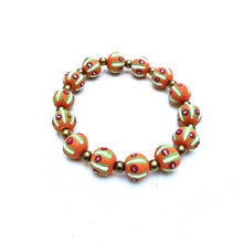 Load image into Gallery viewer, Simple Ceramic Bracelet- Painted Beads