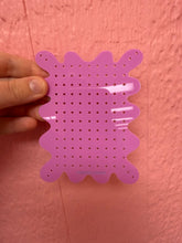Load image into Gallery viewer, Matte purple travel earring holder