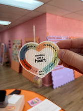 Load image into Gallery viewer, Breathe In, Breathe Out Textured Sticker