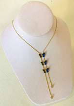 Load image into Gallery viewer, Titanium Butterfly Bolo Trio Necklace