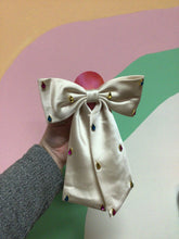 Load image into Gallery viewer, Satin Bejeweled Hair Bow