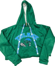 Load image into Gallery viewer, Tulane Varsity Furry Hoodie