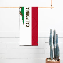 Load image into Gallery viewer, California Flag Performance Quick-Dry Travel Towel