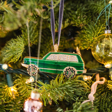 Load image into Gallery viewer, Holiday truck hanging ornament