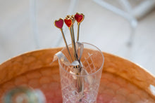 Load image into Gallery viewer, Heart swizzle sticks