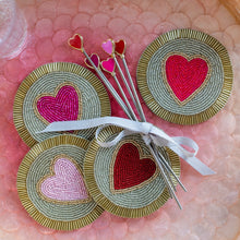 Load image into Gallery viewer, Heart swizzle sticks