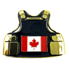 Load image into Gallery viewer, DD-002 CBSA Canada LEO Thin Blue Line Police Body Armor Canada Border Services Agency Challenge Coins