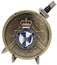 Load image into Gallery viewer, BL9-004 CBSA ASFC Canada Border Services Agency Shield with removable Sword Challenge Coin Set Canadian Customs