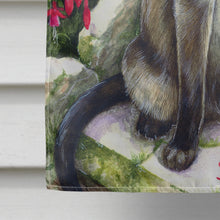 Load image into Gallery viewer, Siamese cat in the Garden Flag Canvas House Size CDCO0026CHF