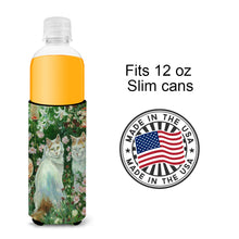 Load image into Gallery viewer, Cats In Garden by Debbie Cook Slim Can Hugger – Fun &amp; Functional Drink Coolers CDCO0151MUK