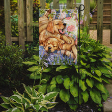 Load image into Gallery viewer, Yellow Labrador Deck Pups Garden Flag – Decorative Outdoor Yard Flag CDCO0194GF