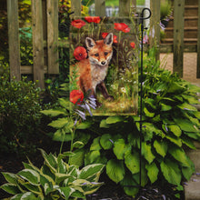 Load image into Gallery viewer, Fox Cub by Debbie Cook Garden Flag – Decorative Outdoor Yard Flag CDCO0226GF