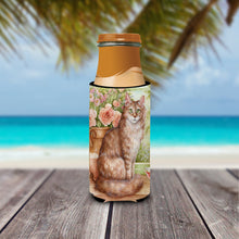 Load image into Gallery viewer, Maine Coon Cat by Debbie Cook Slim Can Hugger – Fun &amp; Functional Drink Coolers CDCO0236MUK