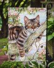 Load image into Gallery viewer, Sleepy Cat by Debbie Cook Garden Flag – Decorative Outdoor Yard Flag CDCO0241GF