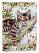 Load image into Gallery viewer, Sleepy Cat by Debbie Cook Garden Flag – Decorative Outdoor Yard Flag CDCO0241GF