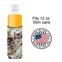 Load image into Gallery viewer, Sleepy Cat by Debbie Cook Slim Can Hugger – Fun &amp; Functional Drink Coolers CDCO0241MUK