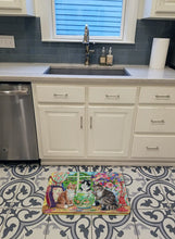 Load image into Gallery viewer, Cats Just Looking in the fish bowl Machine Washable Memory Foam Mat CDCO0325RUG
