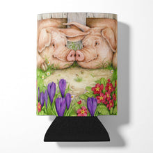 Load image into Gallery viewer, Pigs Nose To Nose by Debbie Cook Can or Bottle Hugger CDCO0350CC