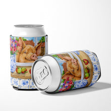 Load image into Gallery viewer, Pig trying to reach the Apple in the Window Can or Bottle Hugger CDCO0352CC