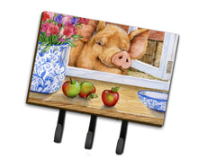 Load image into Gallery viewer, Pig trying to reach the Apple in the Window Leash or Key Holder CDCO0352TH68