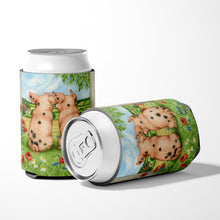 Load image into Gallery viewer, Pigs Side By Side by Debbie Cook Can or Bottle Hugger CDCO0354CC