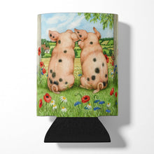 Load image into Gallery viewer, Pigs Side By Side by Debbie Cook Can or Bottle Hugger CDCO0354CC