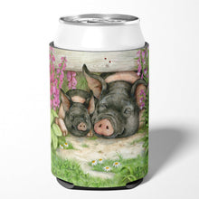 Load image into Gallery viewer, Pigs Under The Fence by Debbie Cook Can or Bottle Hugger CDCO0355CC