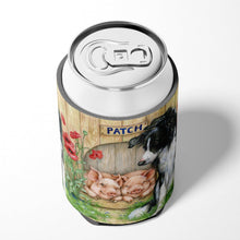 Load image into Gallery viewer, Patch the Border Collie and Piglet Friends Can or Bottle Hugger CDCO0362CC