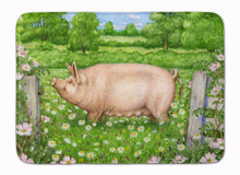 Load image into Gallery viewer, Pig In Dasies by Debbie Cook Machine Washable Memory Foam Mat CDCO0374RUG