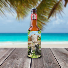 Load image into Gallery viewer, Bull and Pup Friends by Debbie Cook Slim Can Hugger – Fun &amp; Functional Drink Coolers CDCO0378MUK