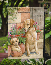 Load image into Gallery viewer, Father and Son Yellow Labrador Garden Flag – Decorative Outdoor Yard Flag CDCO0383GF