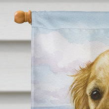 Load image into Gallery viewer, Golden Retriever by Debbie Cook Flag Canvas House Size CDCO0384CHF