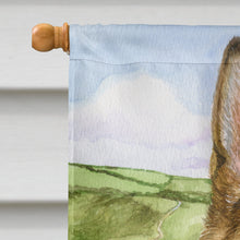 Load image into Gallery viewer, German Shepherd by Debbie Cook Flag Canvas House Size CDCO0386CHF