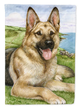 Load image into Gallery viewer, German Shepherd by Debbie Cook Garden Flag – Decorative Outdoor Yard Flag CDCO0386GF