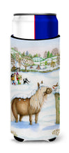 Load image into Gallery viewer, Feeding The Shetland Horse Slim Can Hugger – Fun &amp; Functional Drink Coolers CDCO0404MUK