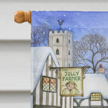 Load image into Gallery viewer, Christmas Carol Singers Flag Canvas House Size CDCO0410CHF