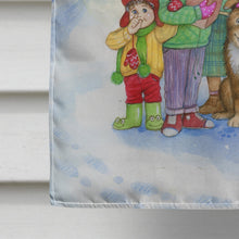 Load image into Gallery viewer, Christmas Carol Singers Flag Canvas House Size CDCO0410CHF