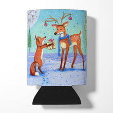 Load image into Gallery viewer, Christmas Present from the Fox Can or Bottle Hugger CDCO0416CC