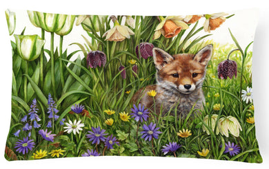 April Fox by Debbie Cook Fabric Decorative Pillow CDCO0464PW1216