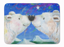 Load image into Gallery viewer, Polar Bears Polar Kiss by Debbie Cook Machine Washable Memory Foam Mat CDCO0487RUG